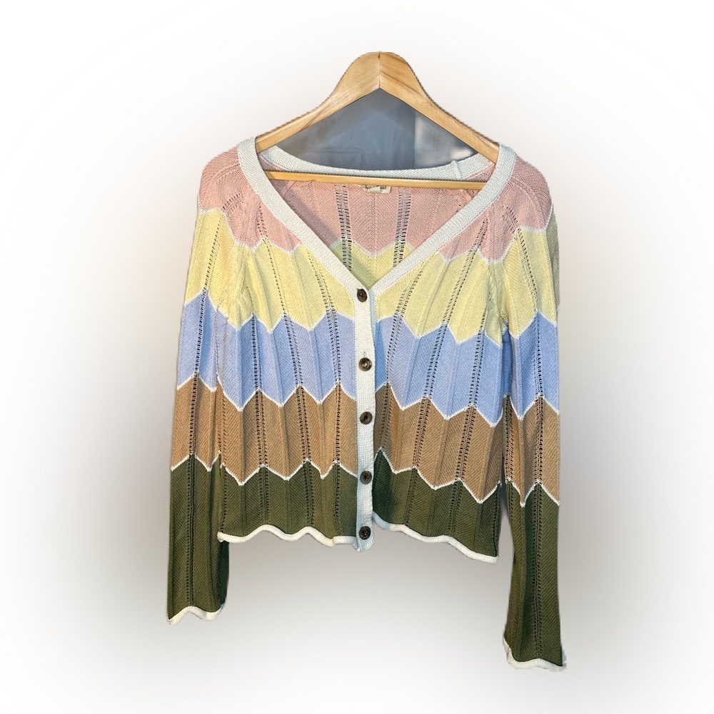 Hem&Thread knit cardigan S